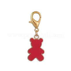 Decorazione pendente in lega di smalto&nbsp;HJEW-JM00972