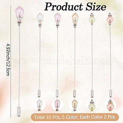10 broche de latón de 5 estilos&nbsp;JEWB-CP00004