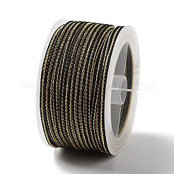 Cordón trenzado de poliéster de dos tonos de 14 m&nbsp;OCOR-G015-02A-23