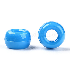 Perles plastiques opaques&nbsp;KY-T025-01-F04