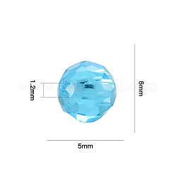 Transparente Glasperlen&nbsp;FPDL-S015-04B-01-B