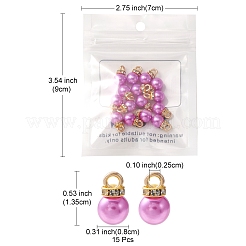 Breloques en plastique abs&nbsp;KY-YW0001-24D