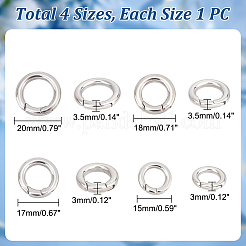 Ring glatt 304 Edelstahl Federtorringe&nbsp;STAS-UN0007-24P