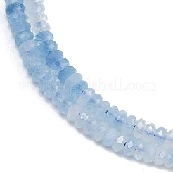 Natürliche Aquamarin Perlen Stränge&nbsp;G-P553-F10-02