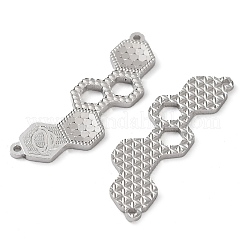 Rhodinierter Verbindungsanhänger aus 925 Sterlingsilber&nbsp;STER-C003-22P