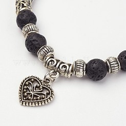 Edelstein Perlen Stretch-Armbänder&nbsp;X-BJEW-P065-04