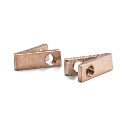 Placcatura ionica (ip) ciondoli in acciaio inossidabile 304&nbsp;STAS-K216-41V-RG