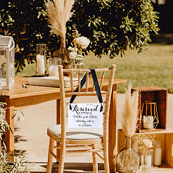 2 Stück Gedenkschild aus Papier zur Hochzeit&nbsp;AJEW-CN0006-23