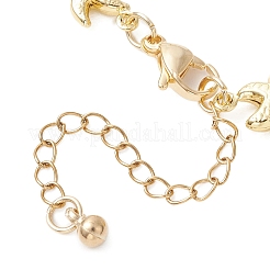 Bracelets en acier inoxydable 304 à maillons en forme d'étoile de mer pour femmes&nbsp;AJEW-AN00769