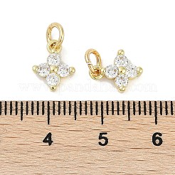 Gestell Messing micro ebnen Zirkonia Anhänger&nbsp;KK-H509-13G