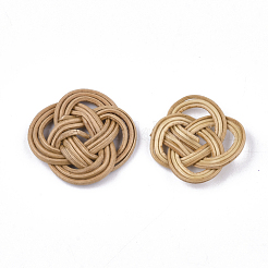 Handgefertigte Anhänger aus Rohrgeflecht / Rattan&nbsp;WOVE-T006-129B