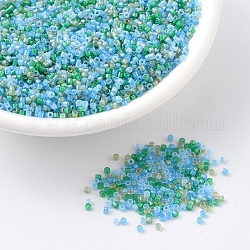 Perles miyuki delica, cylindre, Perles de rocaille japonais, 11/0, (db2067) mélange lumineux 7, 1.3x1.6mm, Trou: 0.8mm, environ 20000 pcs / sachet , 100 g / sac
