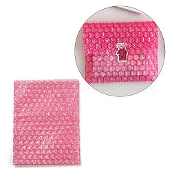 ビニール袋  バブルメーラー  長方形  サクランボ色  20.1~20.3x15.3~15.5x0.4cm
