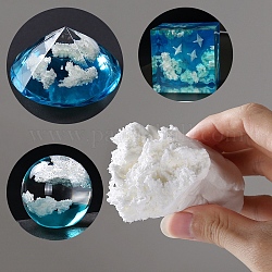 Wolkenpapierkranich Ozean füllen Schlamm, zum Füllen mit DIY-Epoxidharzmaterial, weiß, Packsack: 195x125x29mm