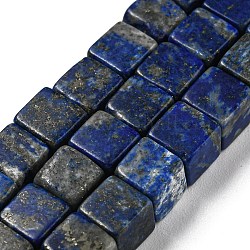 Filo di Perle lapis lazuli naturali , cubo, 6~6.5x6~6.5x6~6.5mm, Foro: 1.2 mm, circa 63~64pcs/filo, 15''~15.16'' (38.1~38.5 cm)