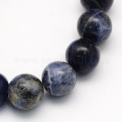 Sodalite naturale perle tonde fili, 12.5mm, Foro: 1.5 mm, circa 30pcs/filo, 15.1 pollice