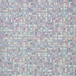 Kunstleder Stoff, selbstklebendes Gewebe, für Bekleidungszubehör, Geometrisches Muster, Farbig, 30~30.7x19.5~20x0.05 cm