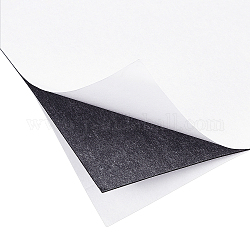 Sets de papier mousse éponge eva, avec double dos adhésif, antidérapant, rectangle, noir, 30x21x0.1 cm