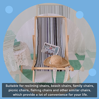 Canvas sling chair best sale replacement
