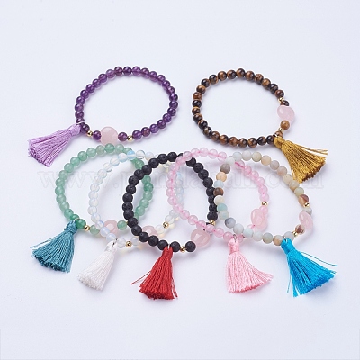 Wholesale Tassel Charm Bracelets Pandahall