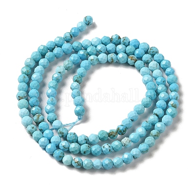 Chapelets de perles en howlite naturelle&nbsp;G-C025-03B-02-1