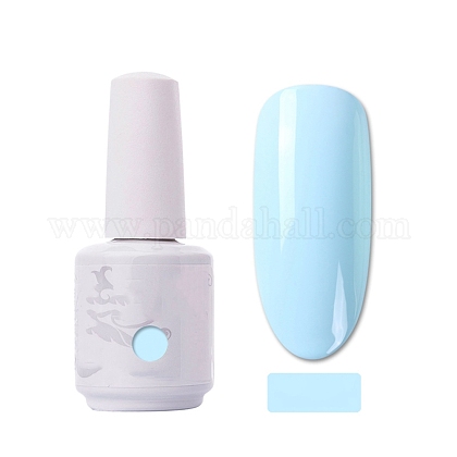15mlスペシャルネイルジェル ネイルアートスタンピングプリント用 ニスマニキュアスターターキット ライトスカイブルー ボトル 34x80mmの通販 Jp Pandahall Com