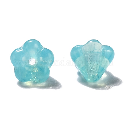 Perles de verre tchèques transparentes GLAA-G070-05B-012-1