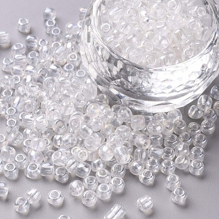 Perles de rocaille en verre SEED-A006-4mm-101-1