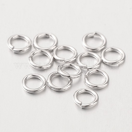 925 Sterling Silver Open Jump Rings H135-5mm-P-1