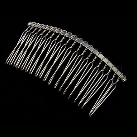 Fornituras peine del pelo del hierro de platino joya que hace peines pelo decorativa X-PHAR-Q003-1-1