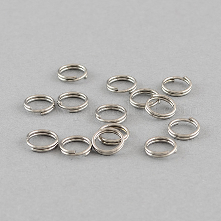304 anelli portachiavi in ​​acciaio inox A-STAS-Q186-01-8mm-1