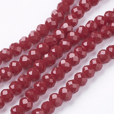 Glass Beads Strands GLAA-R029-7-1