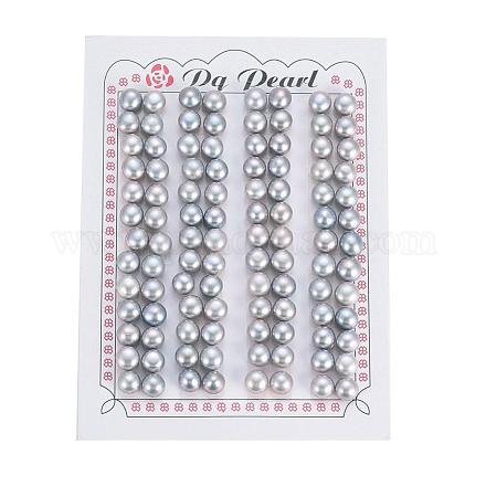 Culture des perles perles d'eau douce naturelles PEAR-P056-063-1