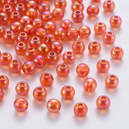 Perles en acrylique transparente MACR-S370-B6mm-726-1
