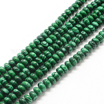 Chapelets de perles en malachite synthétique G-UK0003-04E-1