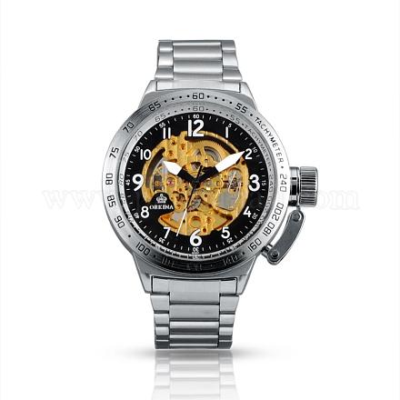 Mechanische Armbanduhr aus Edelstahl WACH-A003-05-1
