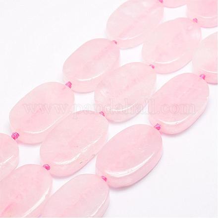 Chapelets de perles en quartz rose naturel G-A171-11B-1