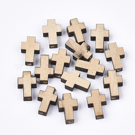 Natural Wooden Beads X-WOOD-S050-41-1