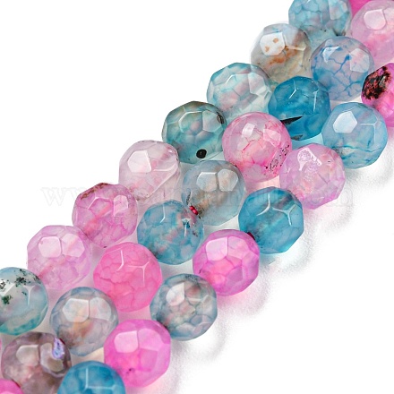 Chapelets de perles d'agate naturelle G-Q1000-01H-1