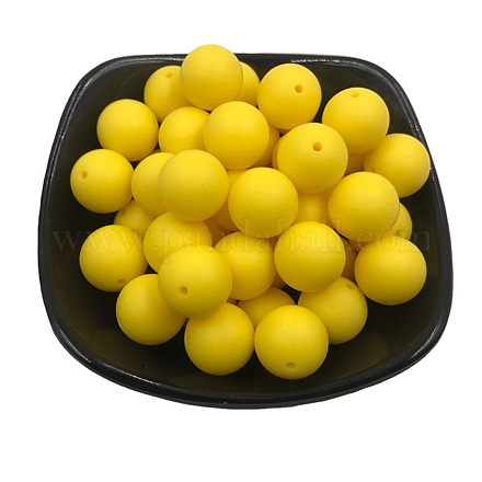 Silikonperlen&nbsp;SIL-WH0003-01A-15-1