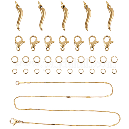 Unicraftale DIY Necklace Making Kits STAS-UN0005-36-1