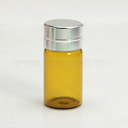 Bottiglia di vetro vaso di vetro per contenitori di perline X-CON-E003-34x16mm-1