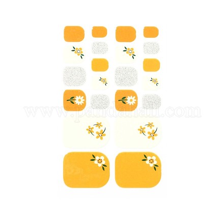 Pegatinas de envolturas de uñas de polvo de brillo de cubierta completa MRMJ-R112-ZXJ-065-1