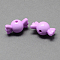Solid Color Acrylic Beads, Candy, Plum, 12x21x12mm, Hole: 2mm, about 389pcs/500g
