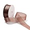 20 Yards Polyester Ribbon, for Gift Wrapping, Sienna, 1 inch(25mm), about 20.00 Yards(18.29m)/Roll