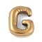 Ion Plating(IP) 304 Stainless Steel Pendants, Real 18K Gold Plated, Letter G, 18x14.5x5mm, Hole: 2mm