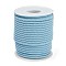Nylon Threads, Milan Cords/Twisted Cords, Light Sky Blue, 3mm, about 21.87 yards(20m)/roll