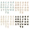 
Golden Plated Alloy Enamel Charms, Enamelled Sequins, Alphabet Shape, Light Gold, 11x6.5x2mm, Hole: 1.5mm, 26pcs/set, 4sets/box