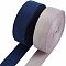 20 Yards 2 Colors Rayon and Cotton Ribbon, Twill Tape Ribbon, Herringbone Ribbon, Christmas Ribbon, with 2Pcs Metallic Wire Twist Ties, Mixed Color, 1 inch(25mm), about 50 yards(45.72m)/roll