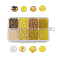 8/0 Glass Seed Beads, for Jewelry Making & Bead Crafting, Mixed Style, Round, Yellow, 3x2mm, Hole: 1mm, about 4200pcs/box, Packaging Box: 11x7x3cm